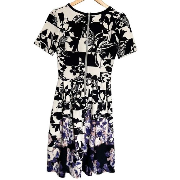 LuLaRoe Unicorn Dipped Floral Amelia Dress Size Small - Picture 2 of 7